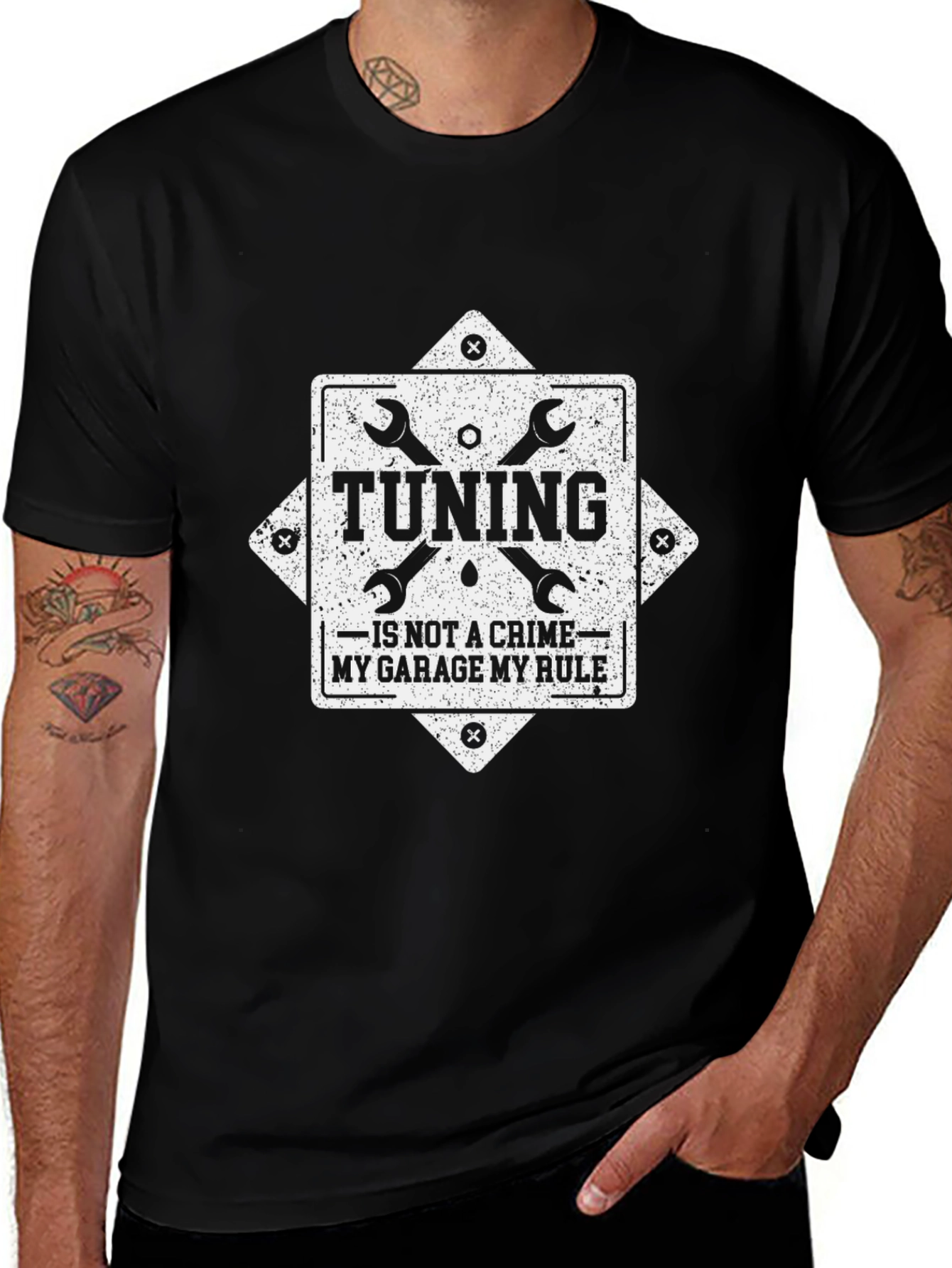 Tuning Is Not A Crime Graphic Tee