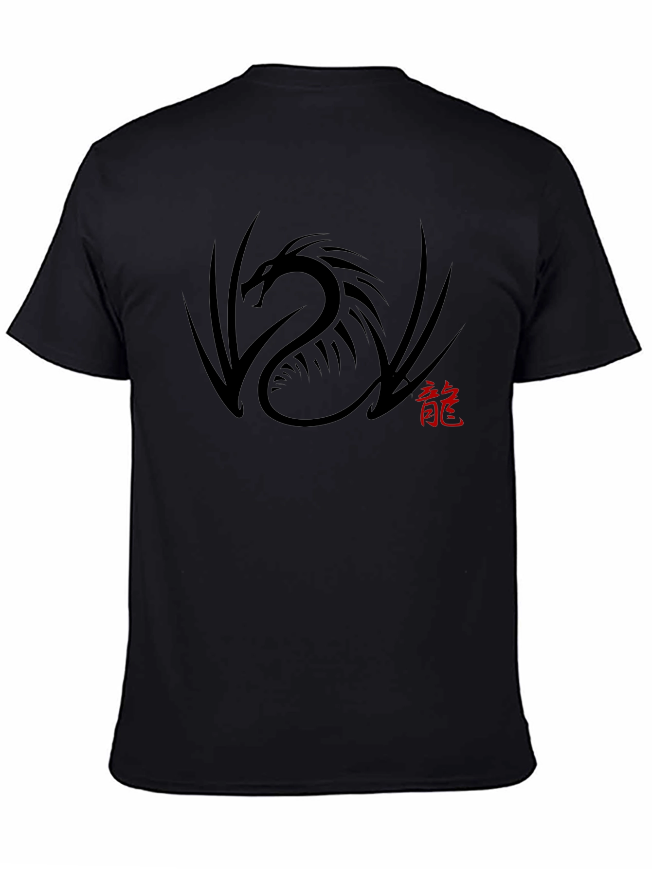 Dragon Graphic Tee - Mens Black T-Shirt