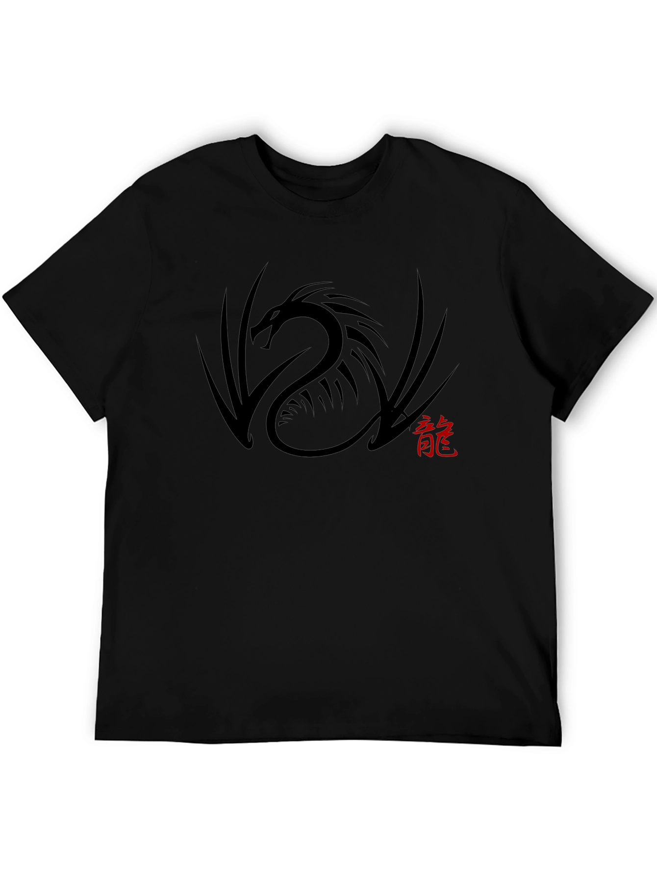 Dragon Graphic Tee - Mens Black T-Shirt