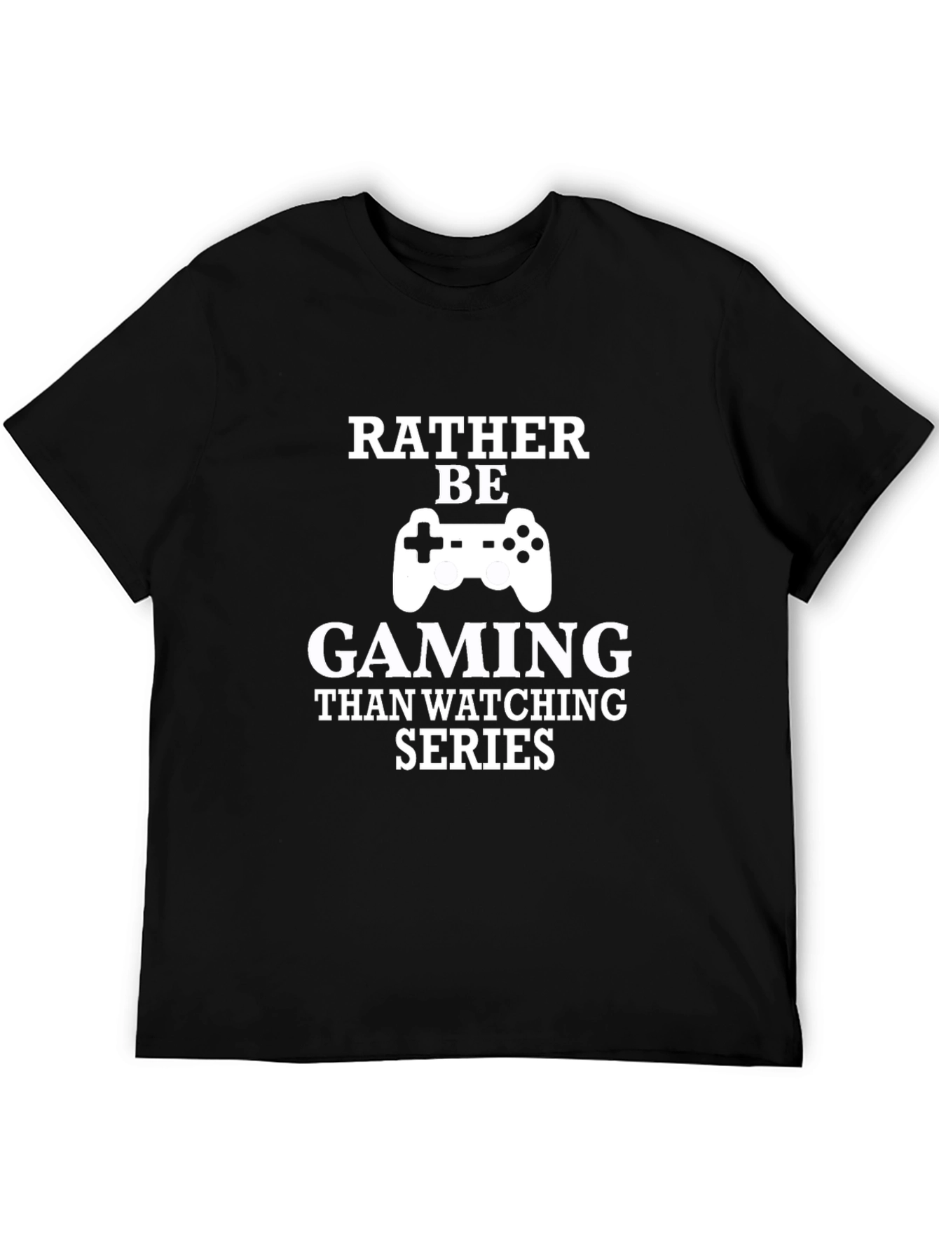 Gamer T-Shirt - Rather Be Gaming Funny Tee