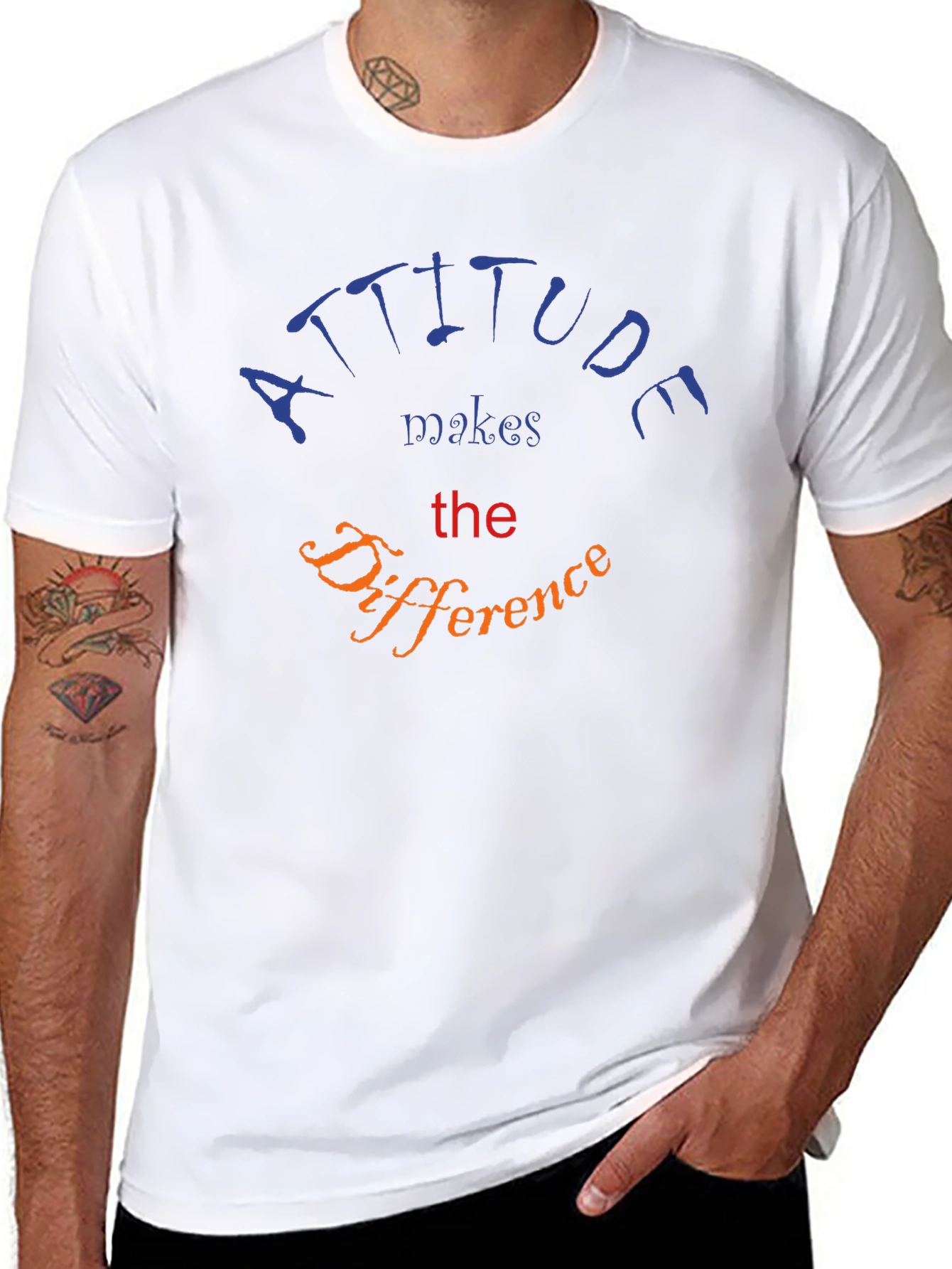 Attitude Makes The Difference Graphic Tee