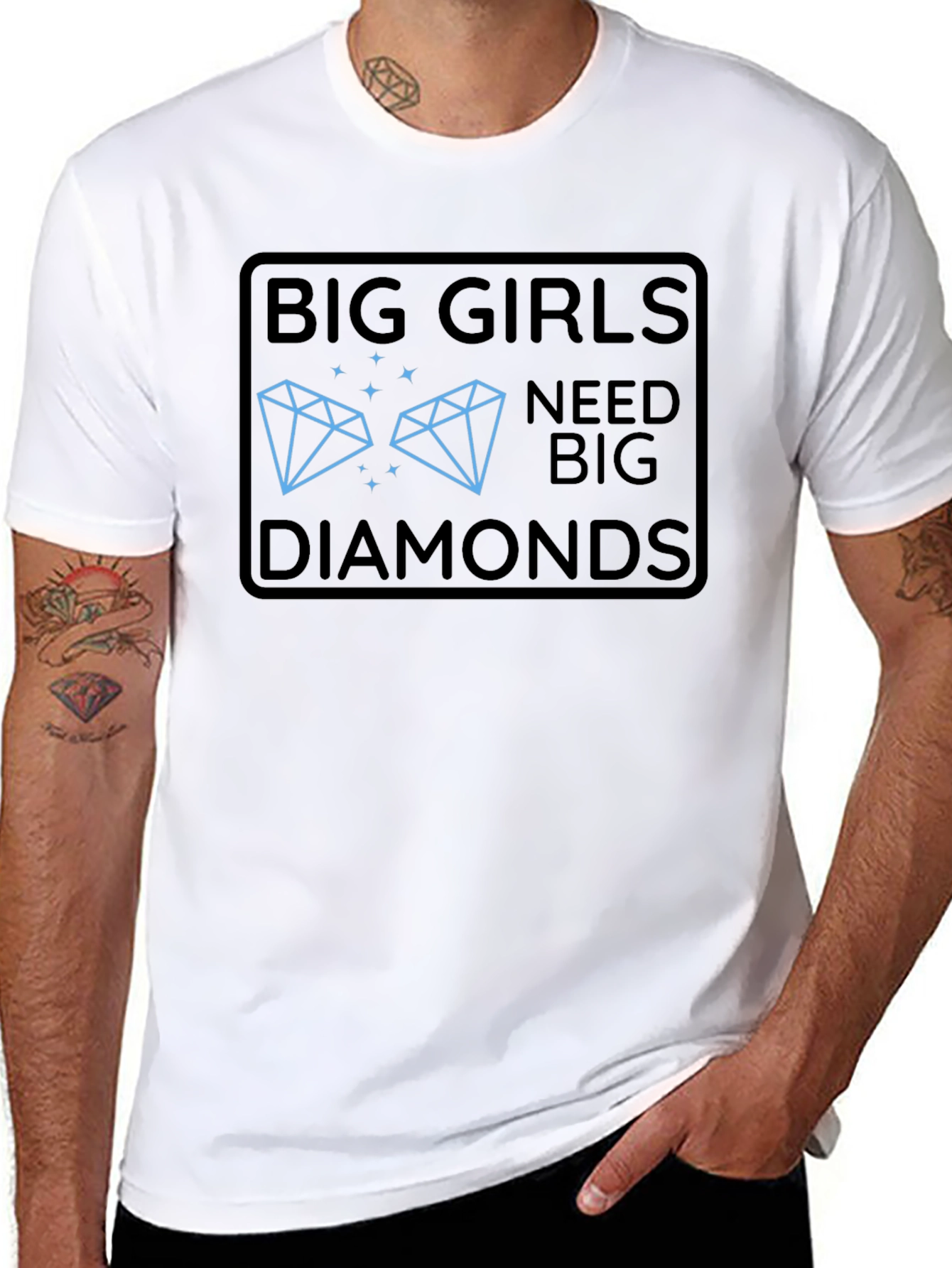 Big Girls Need Big Diamonds Graphic T-Shirt
