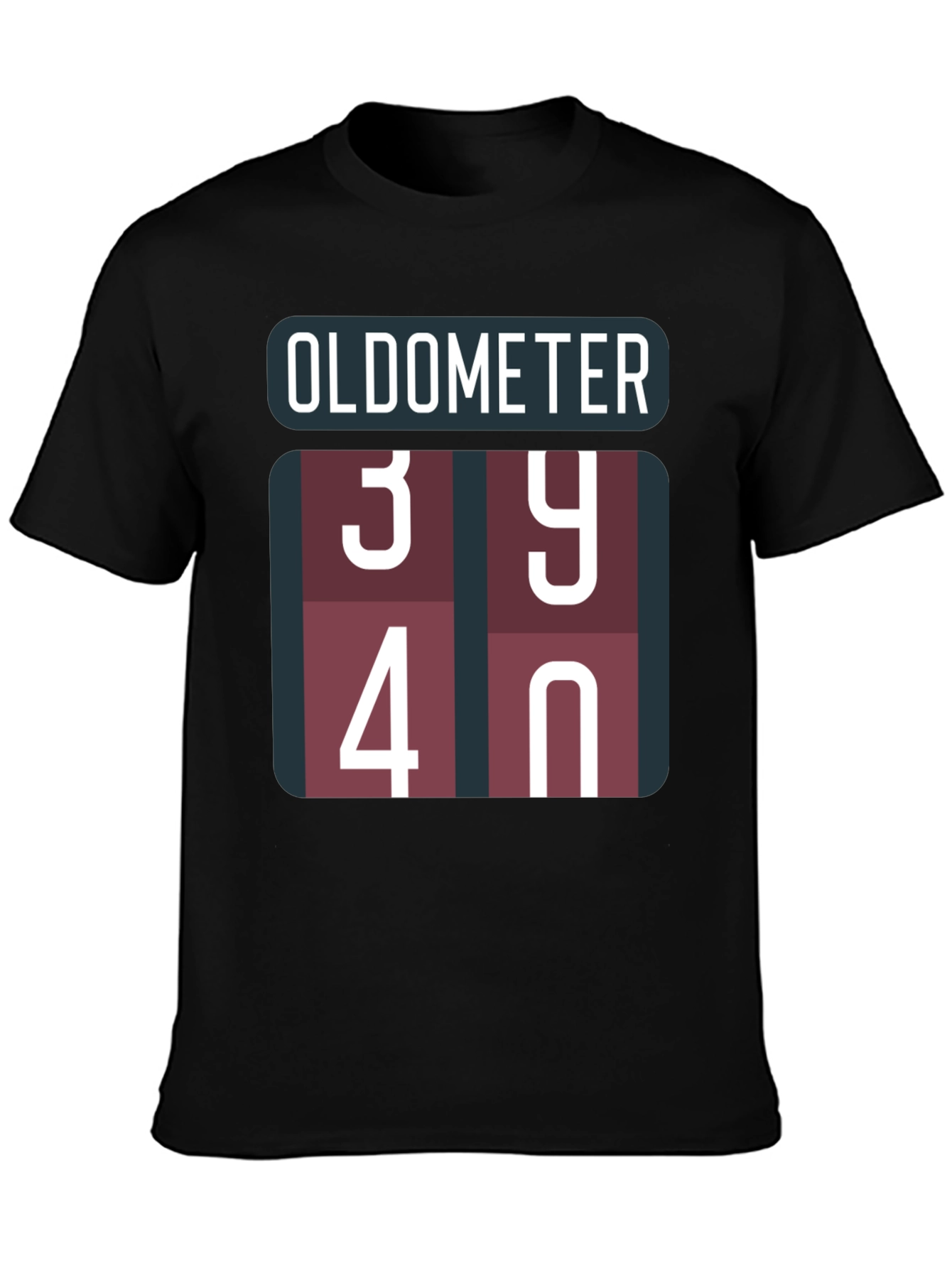 Oldometer 39/40 Black Graphic Tee