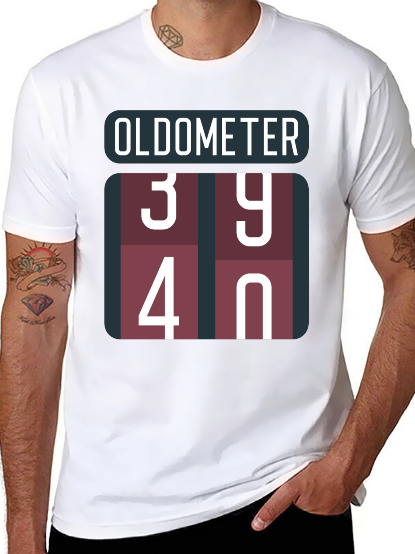Oldometer 39/40 Black Graphic Tee