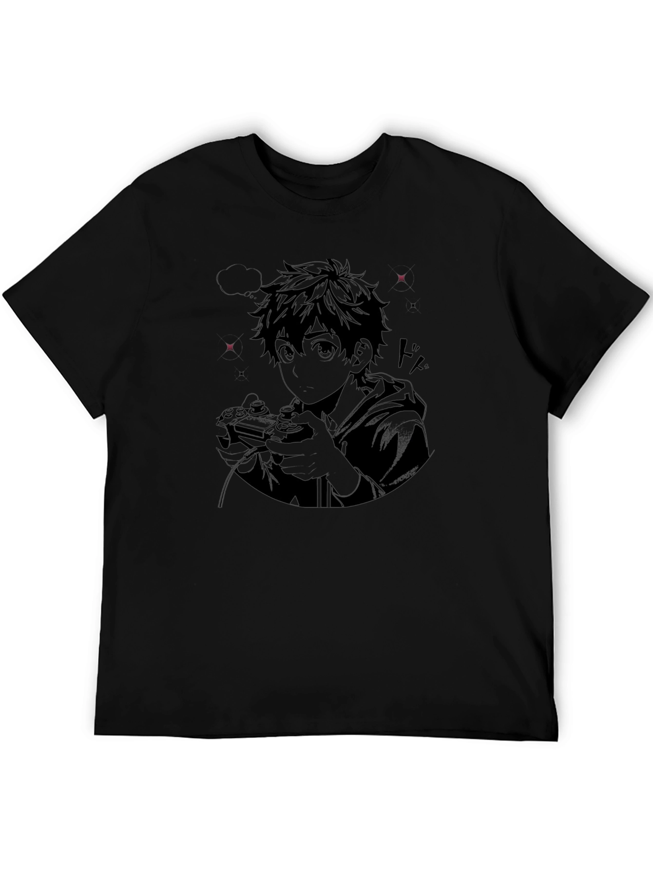 Anime Gamer Graphic Print T-Shirt