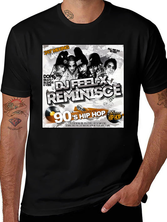 DJ Feel-X T-Shirt - 90s Hip Hop Music Tee