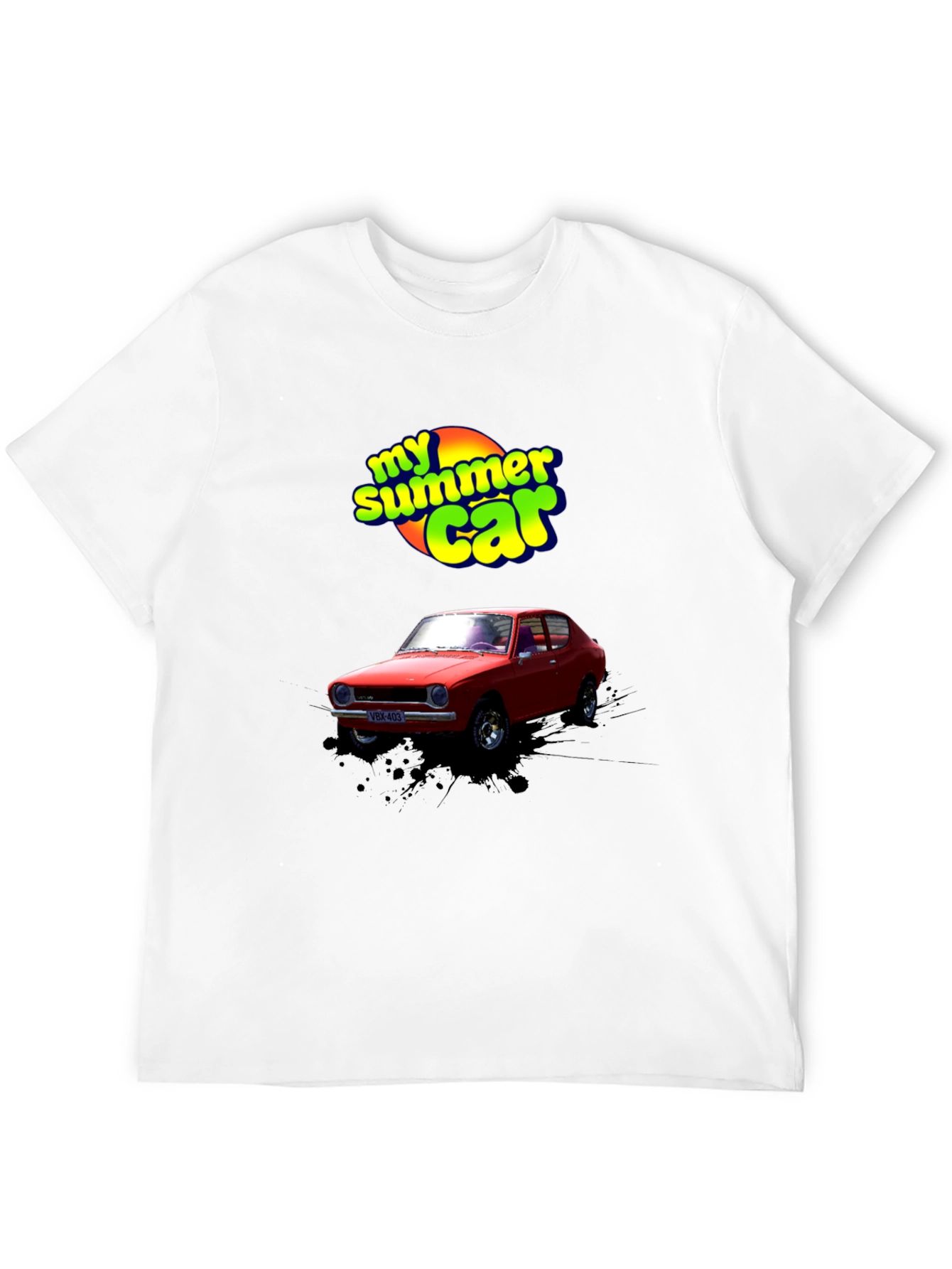 My Summer Car Graphic T-Shirt - Black