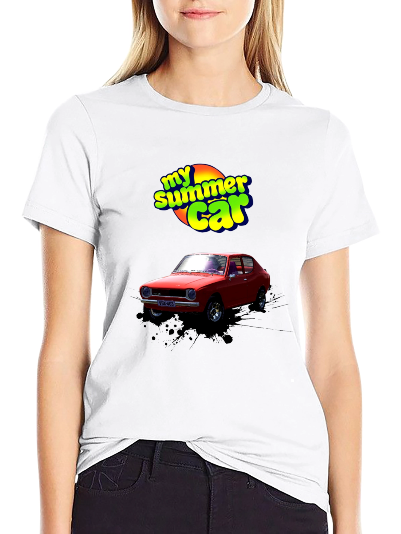 My Summer Car Graphic T-Shirt - Black