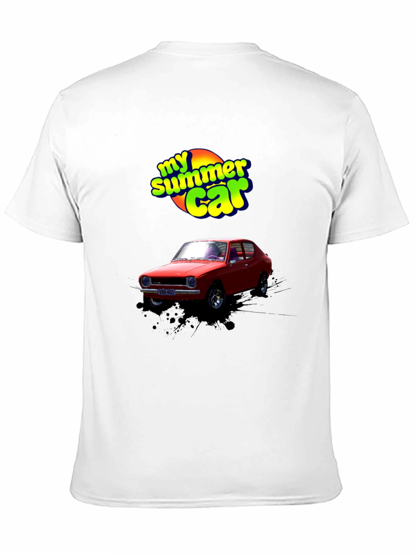 My Summer Car Graphic T-Shirt - Black