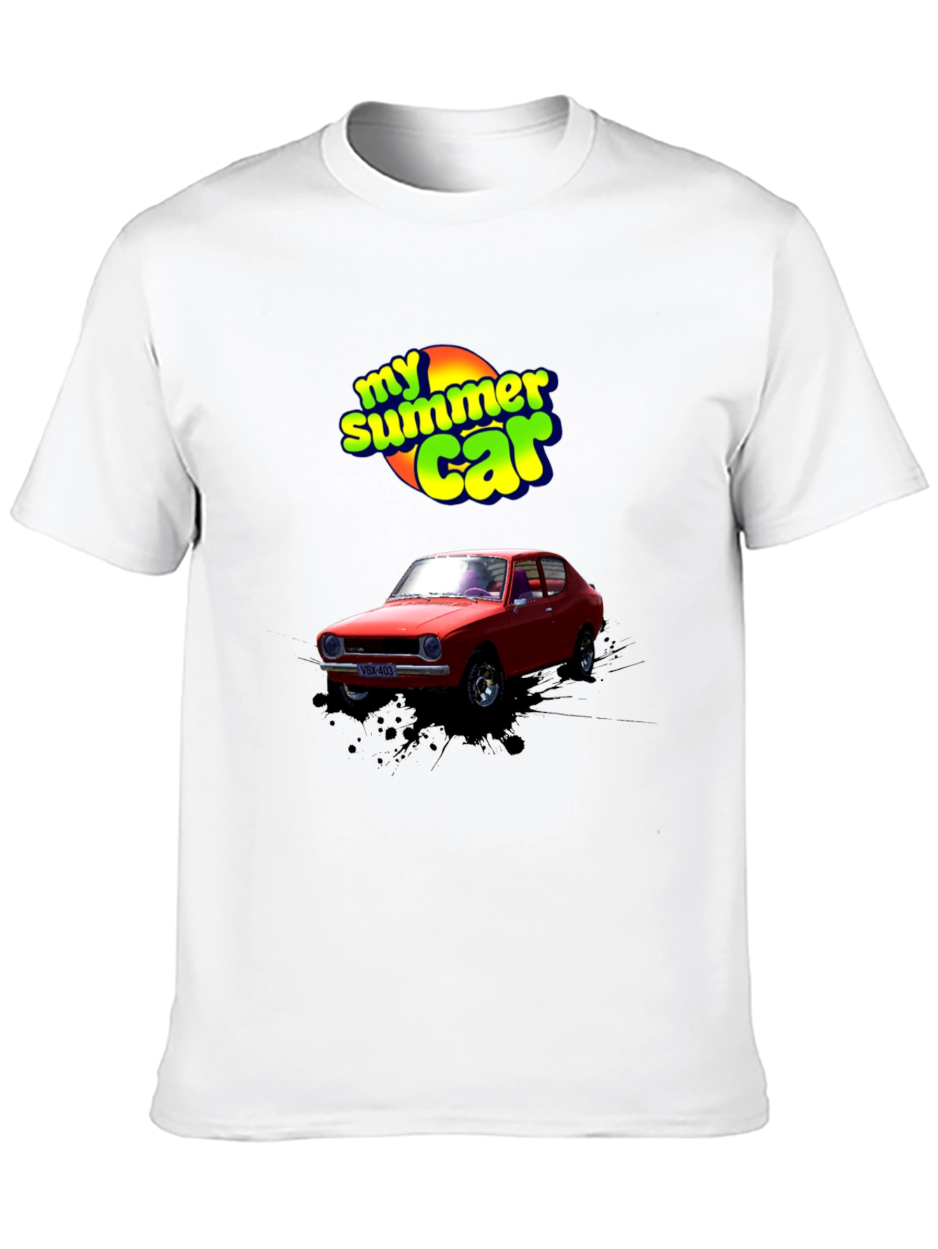 My Summer Car Graphic T-Shirt - Black