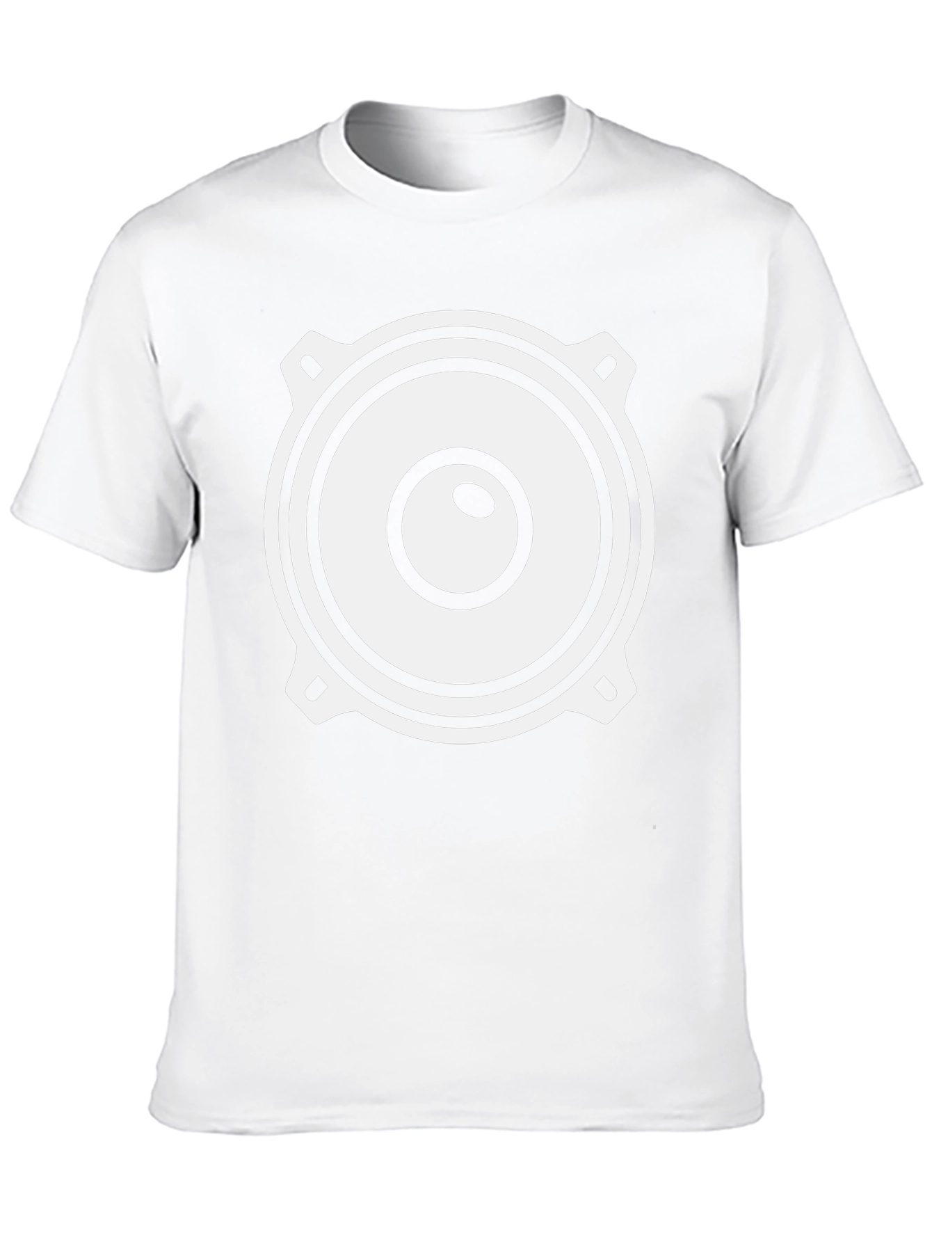 Speaker Graphic Black T-Shirt - Sound System Tee