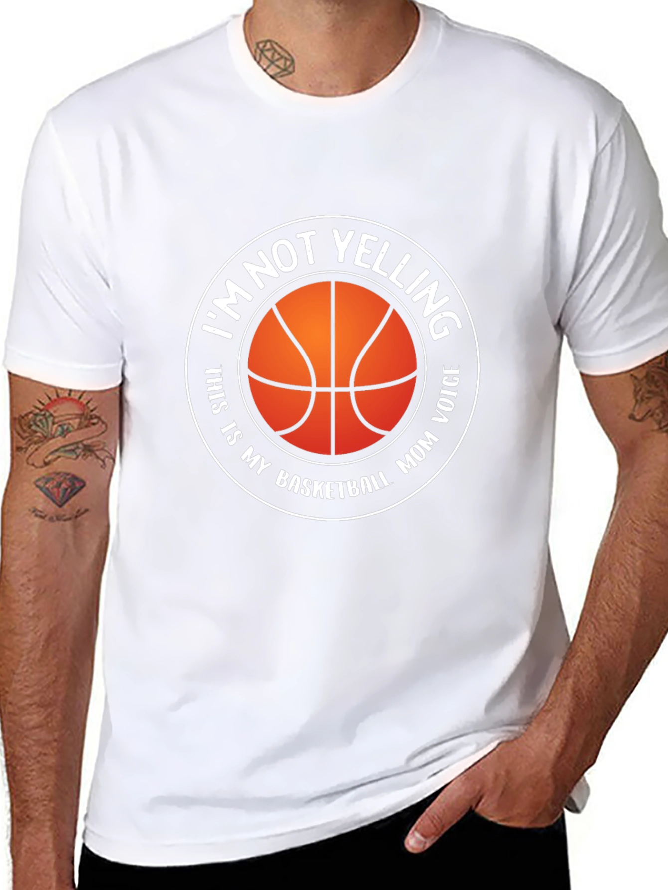Basketball Mom Voice Graphic Tee