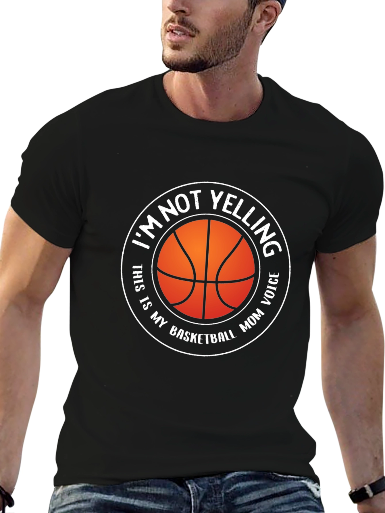 Basketball Mom Voice Graphic Tee