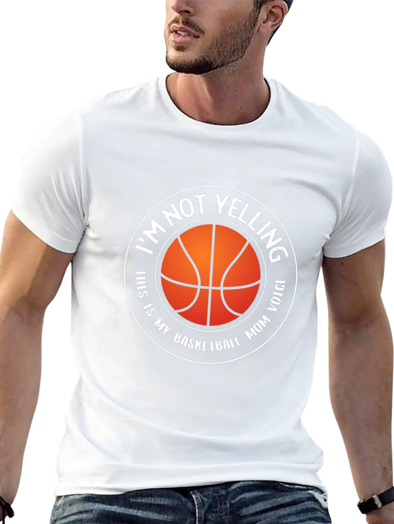 Basketball Mom Voice Graphic Tee