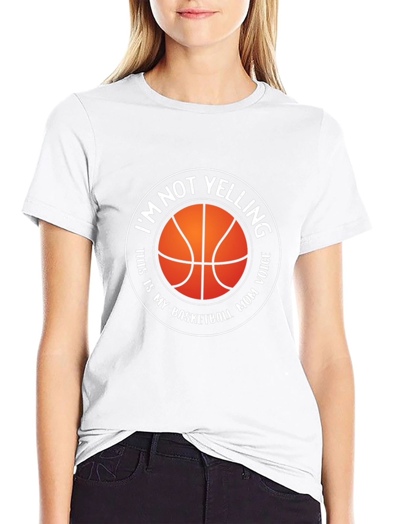 Basketball Mom Voice Graphic Tee