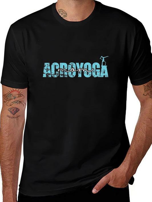 AcroYoga Mom Graphic T-Shirt - Black