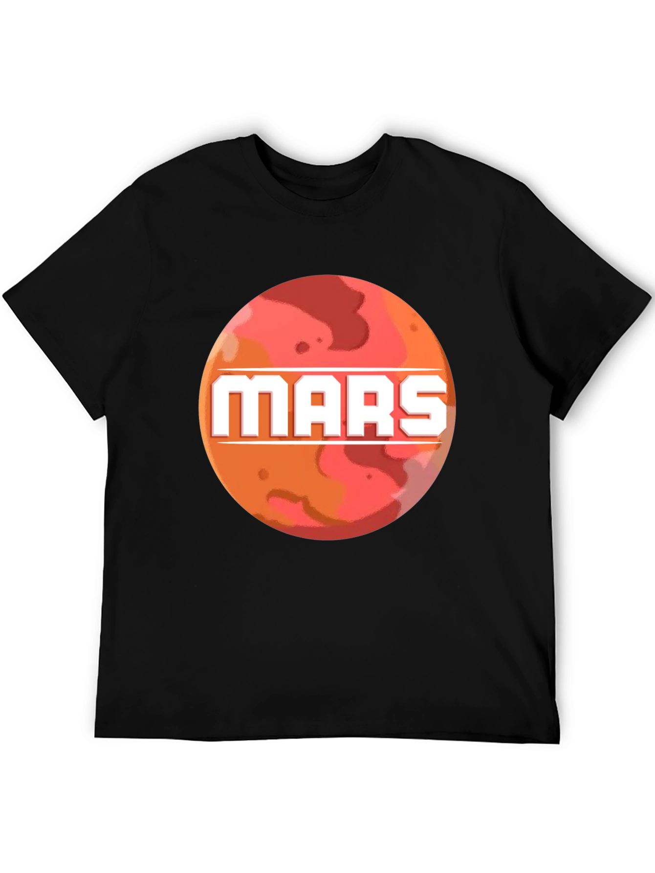 Mars Planet Graphic T-Shirt - Space Exploration Tee