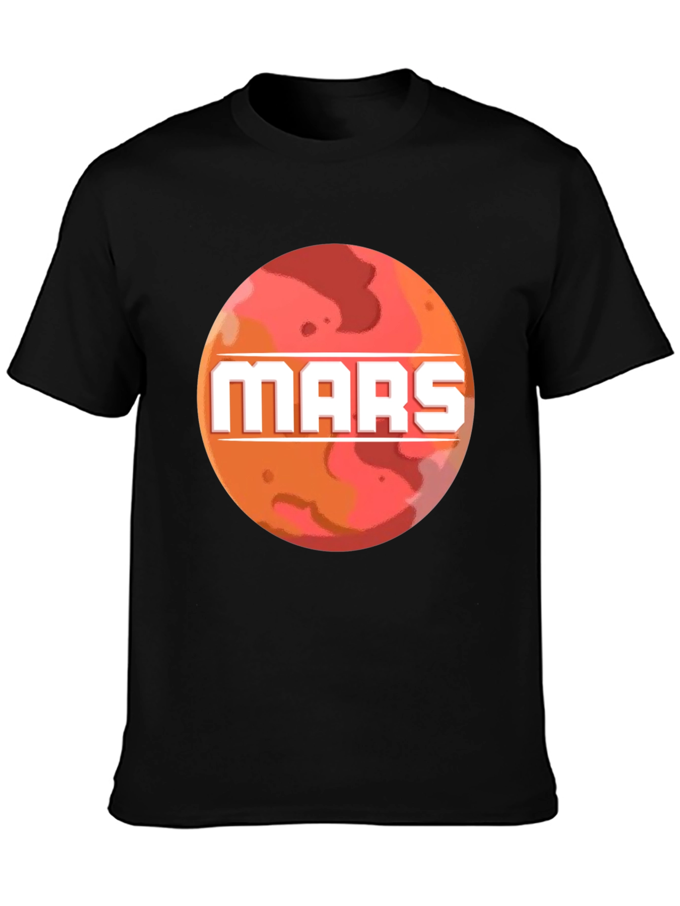 Mars Planet Graphic T-Shirt - Space Exploration Tee