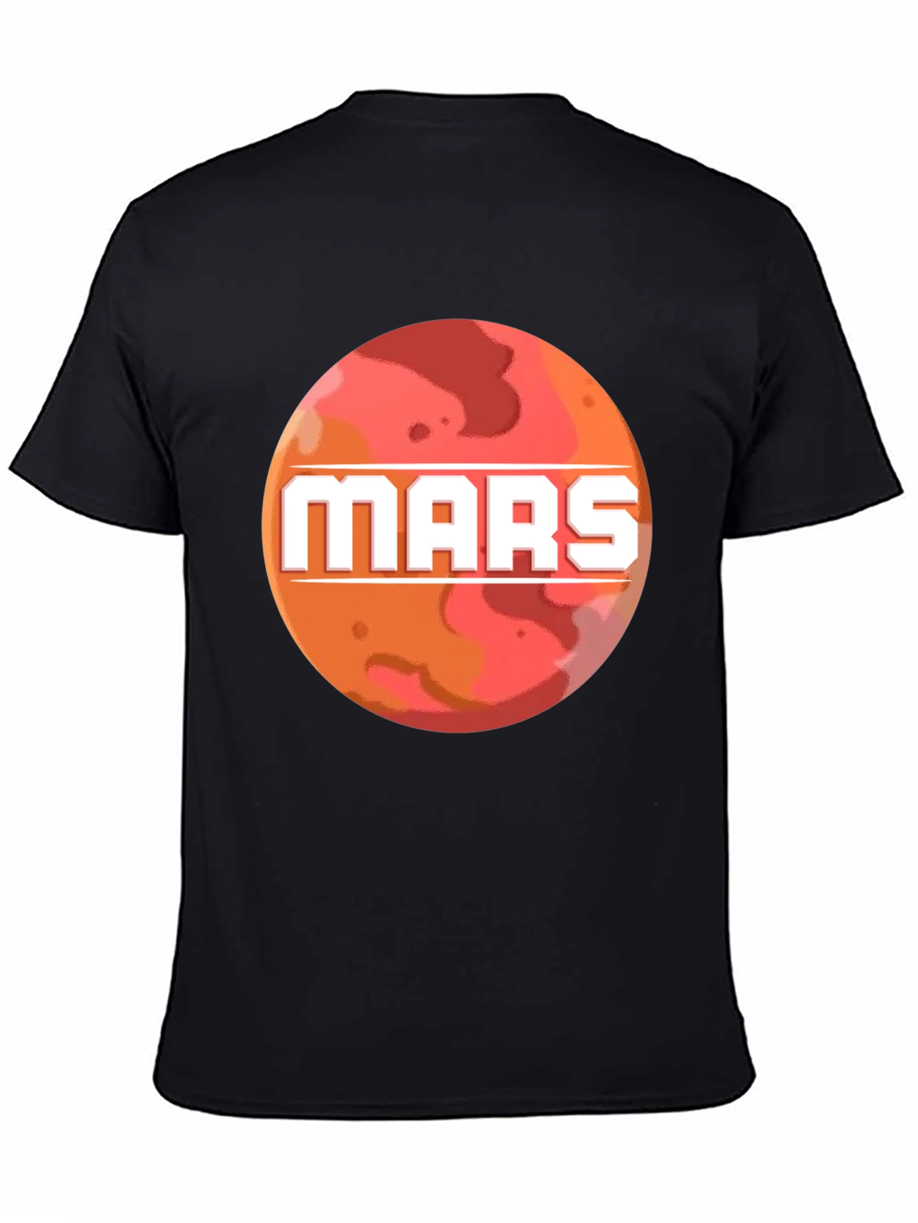 Mars Planet Graphic T-Shirt - Space Exploration Tee