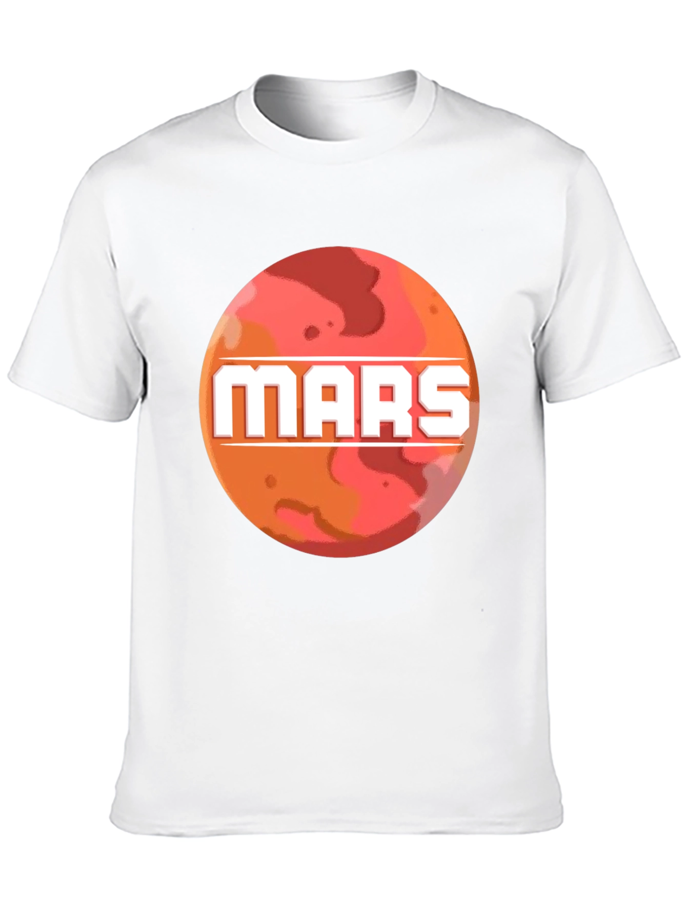 Mars Planet Graphic T-Shirt - Space Exploration Tee