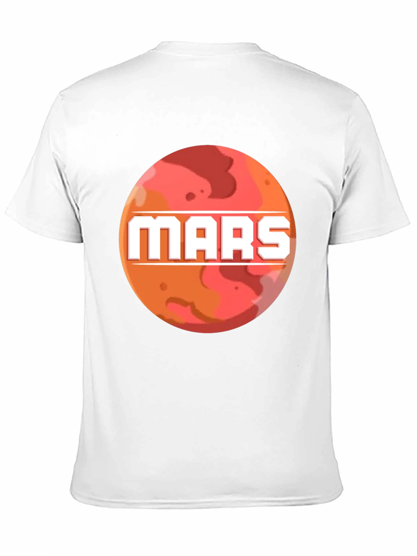 Mars Planet Graphic T-Shirt - Space Exploration Tee