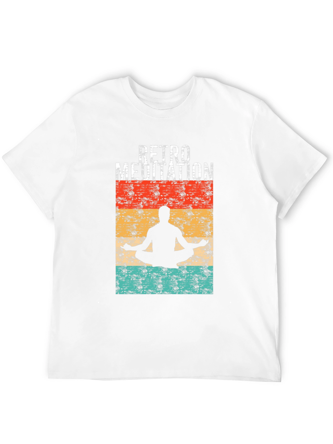 Retro Meditation T-Shirt - Relaxed Fit