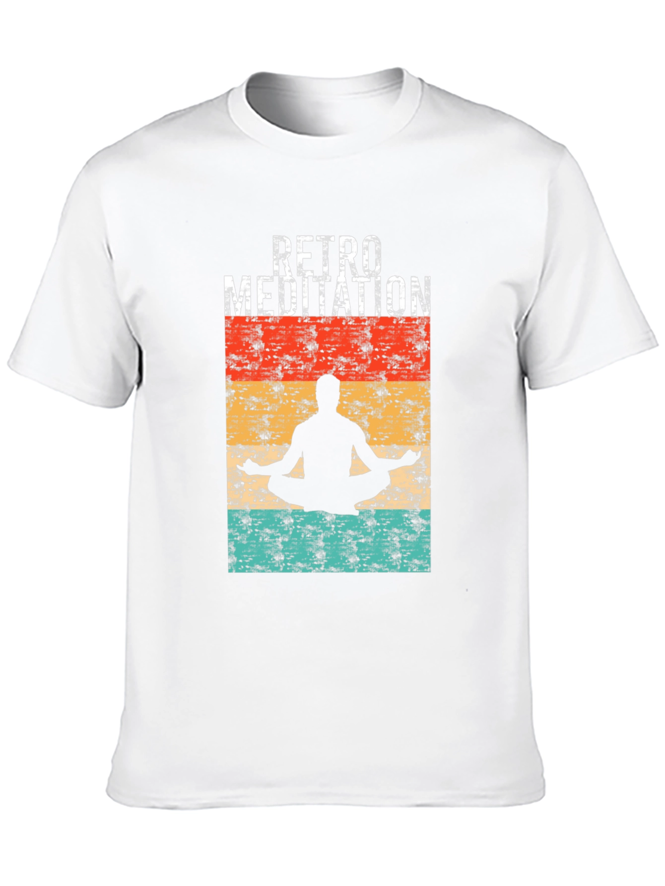 Retro Meditation T-Shirt - Relaxed Fit