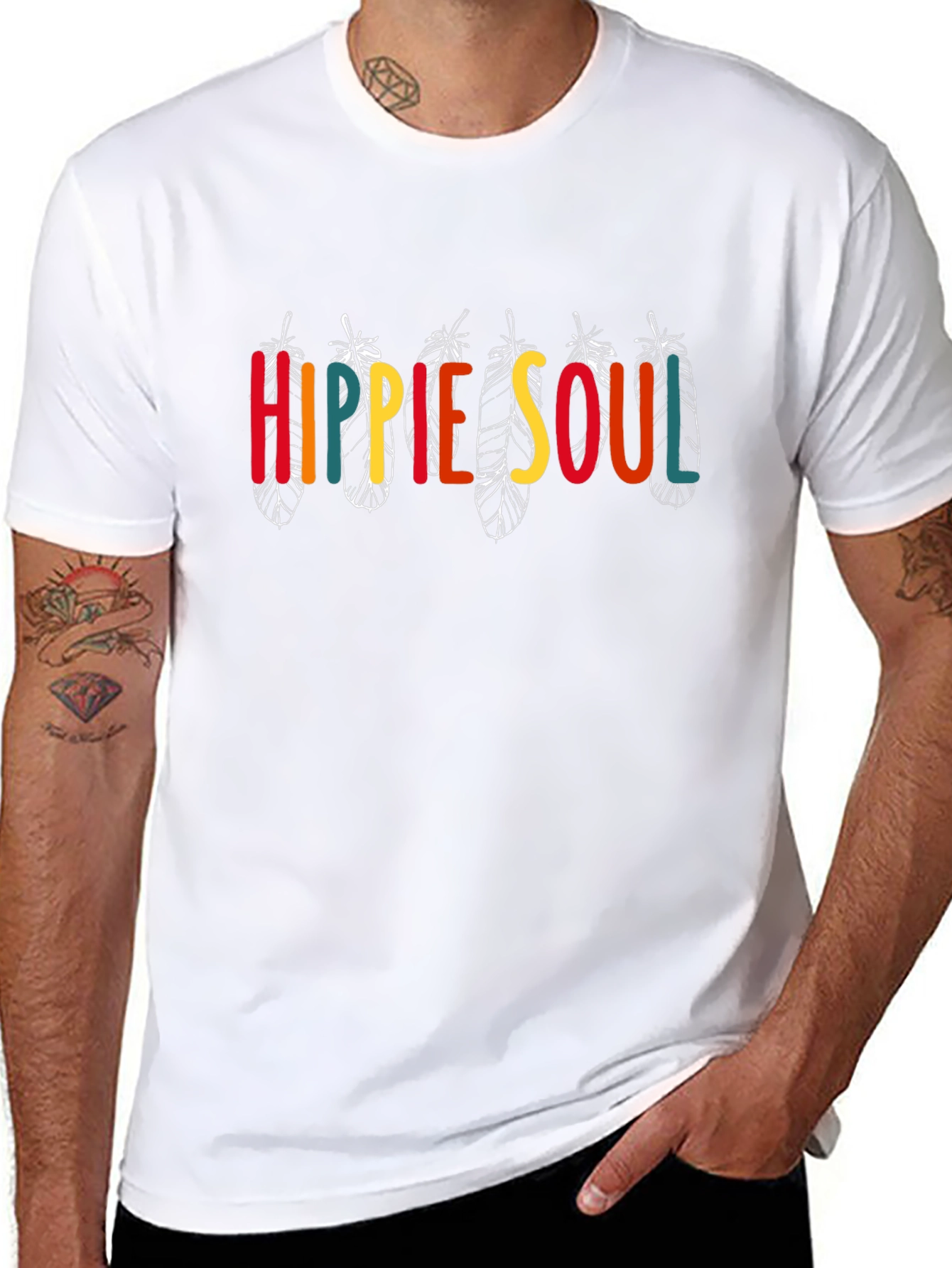 Hippie Soul Graphic Tee - Black