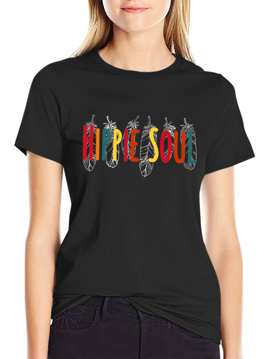 Hippie Soul Graphic Tee - Black