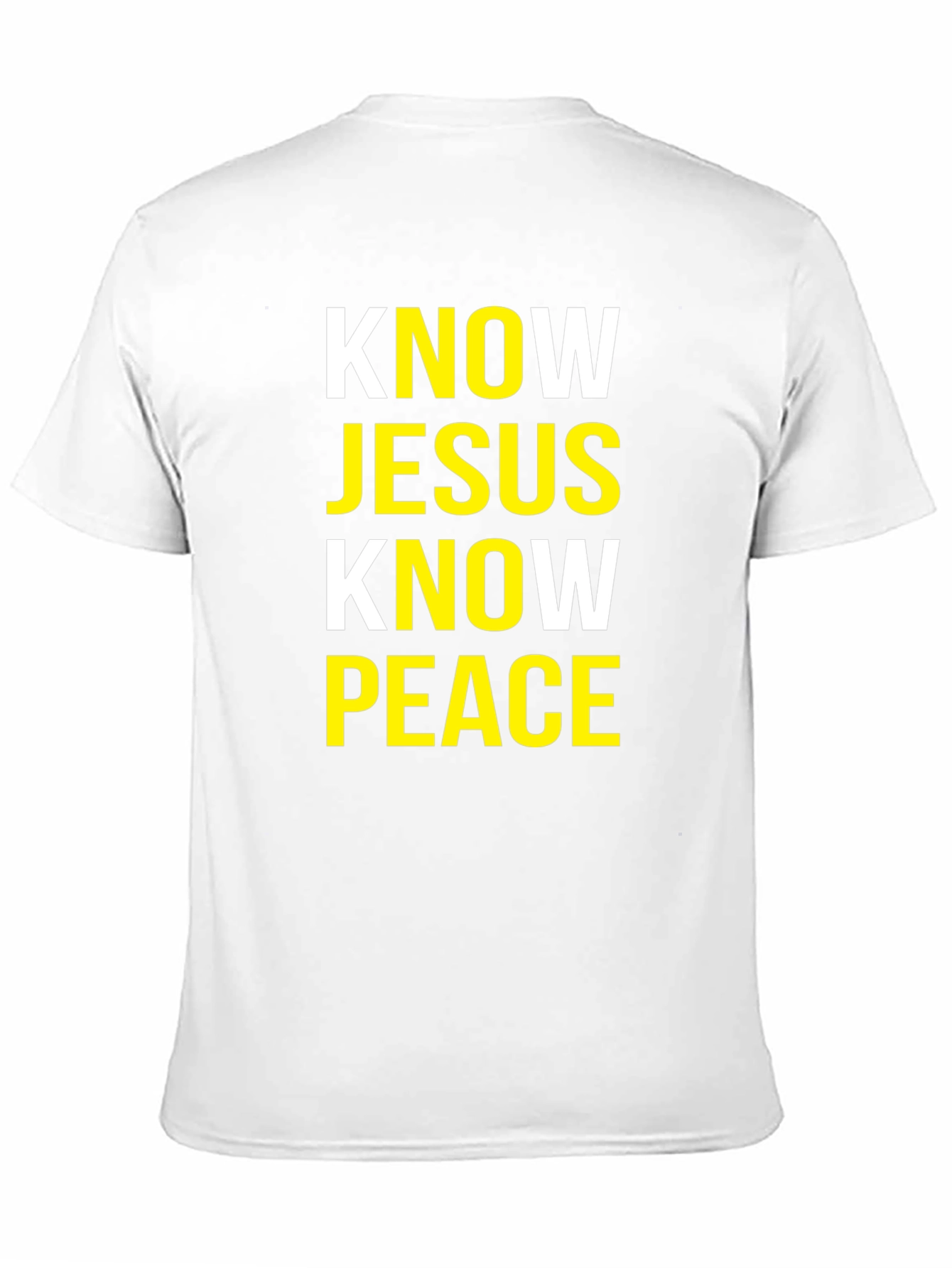 Know Jesus Know Peace Black T-Shirt