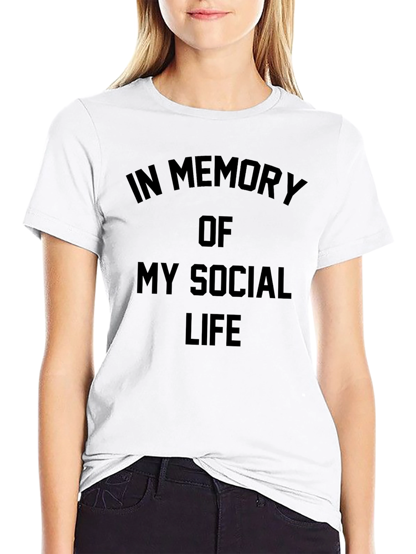 In Memory of My Social Life T-Shirt