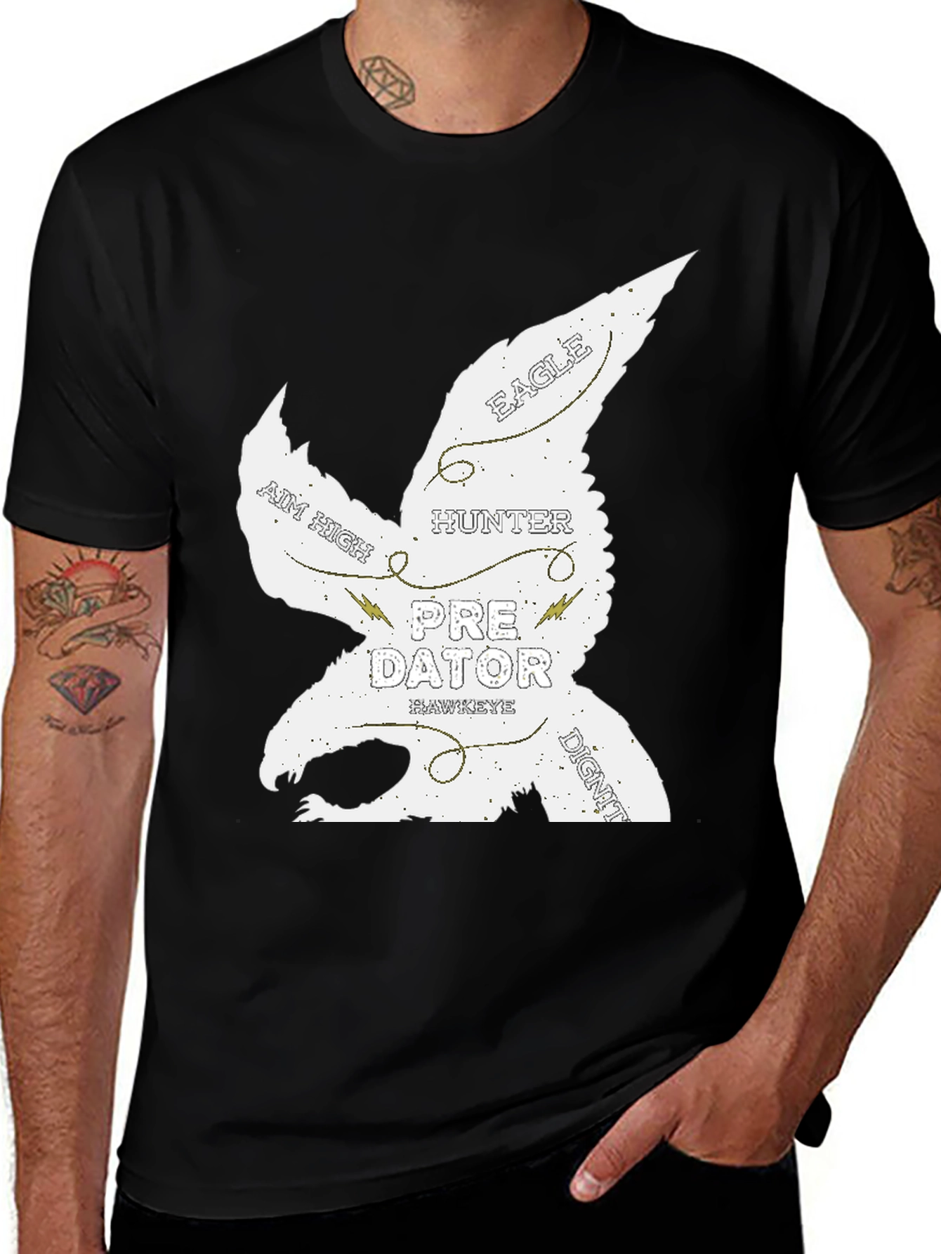 Eagle Predator Graphic T-Shirt - Mens