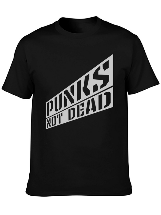 Punks Not Dead Graphic Black T-Shirt
