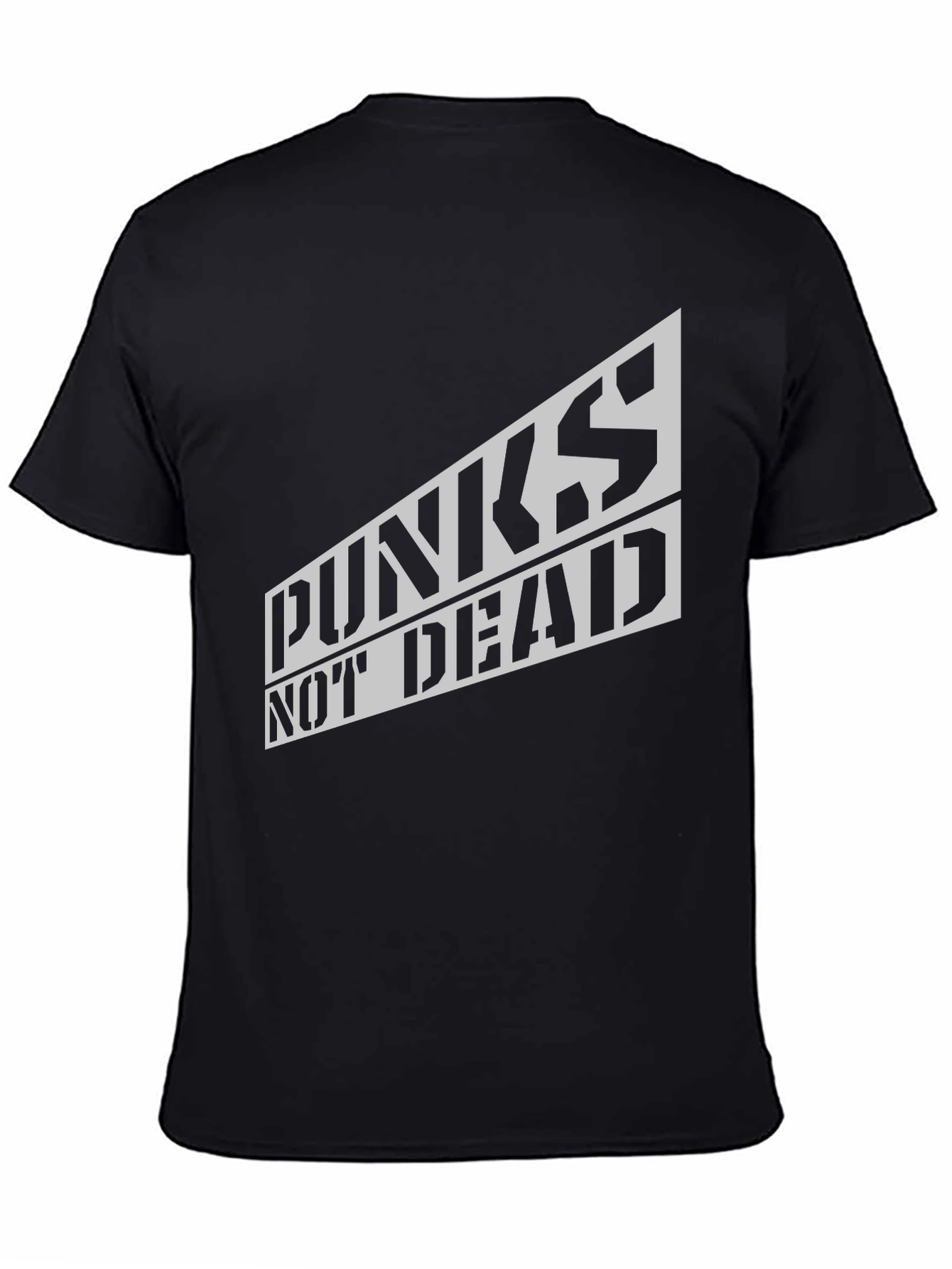 Punks Not Dead Graphic Black T-Shirt