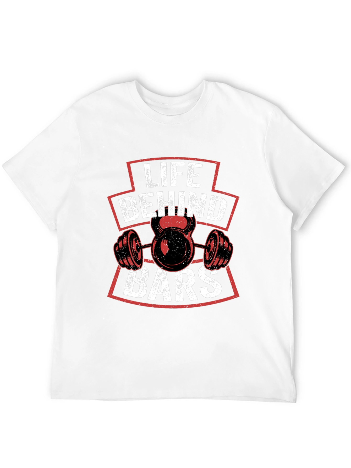 Life Behind Bars Gym T-Shirt Workout Fitness Tee