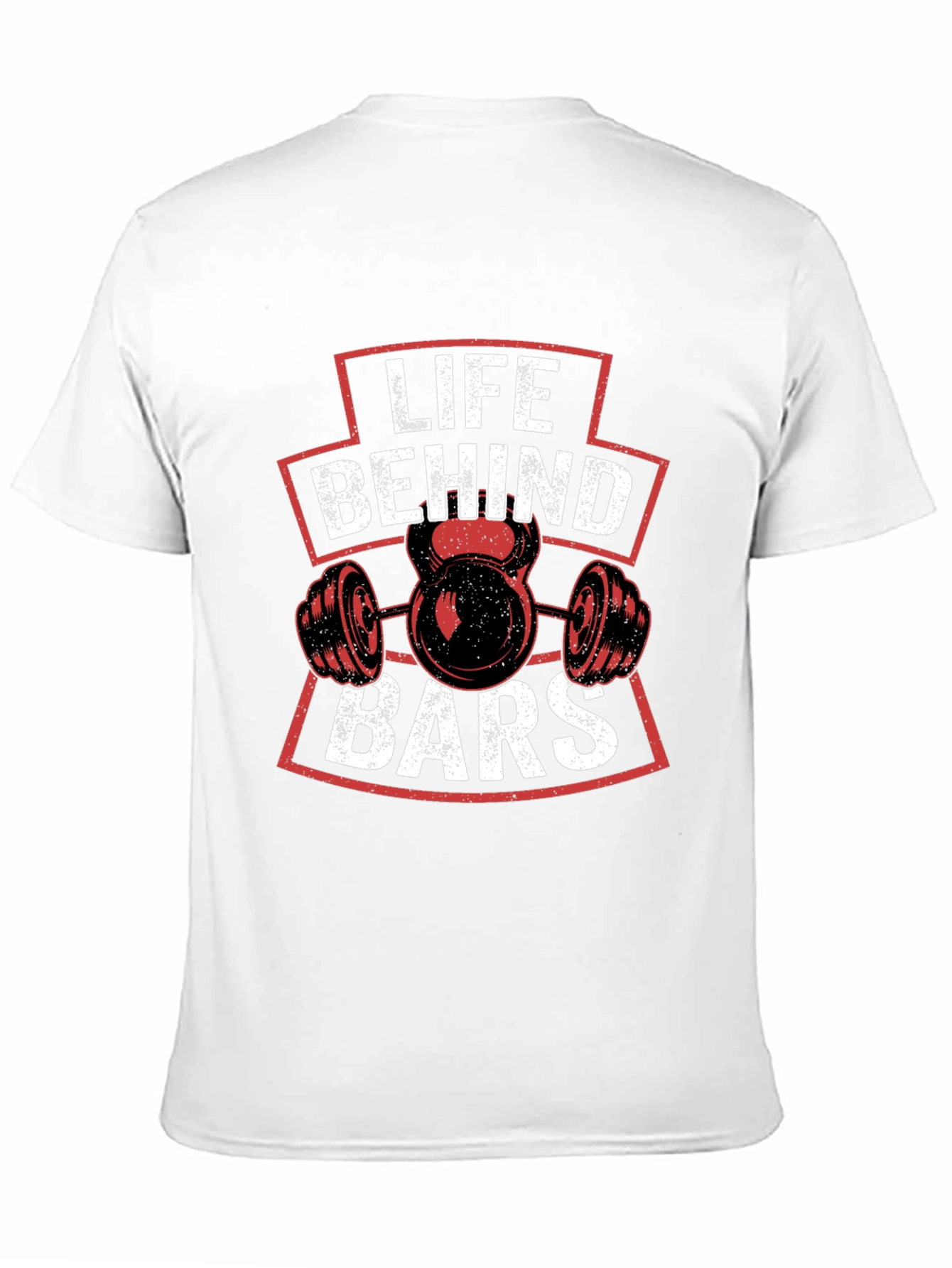 Life Behind Bars Gym T-Shirt Workout Fitness Tee