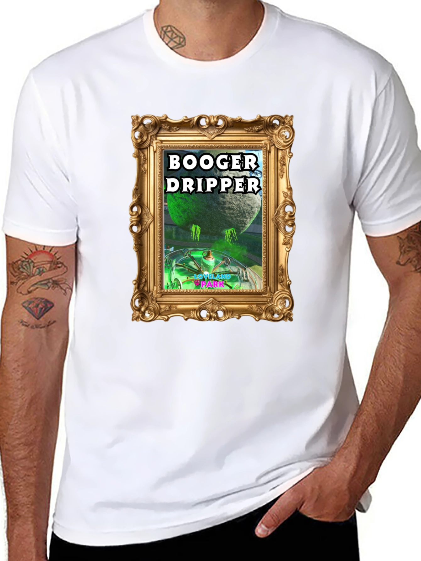 Booger Dripper Graphic T-Shirt - Unique Design