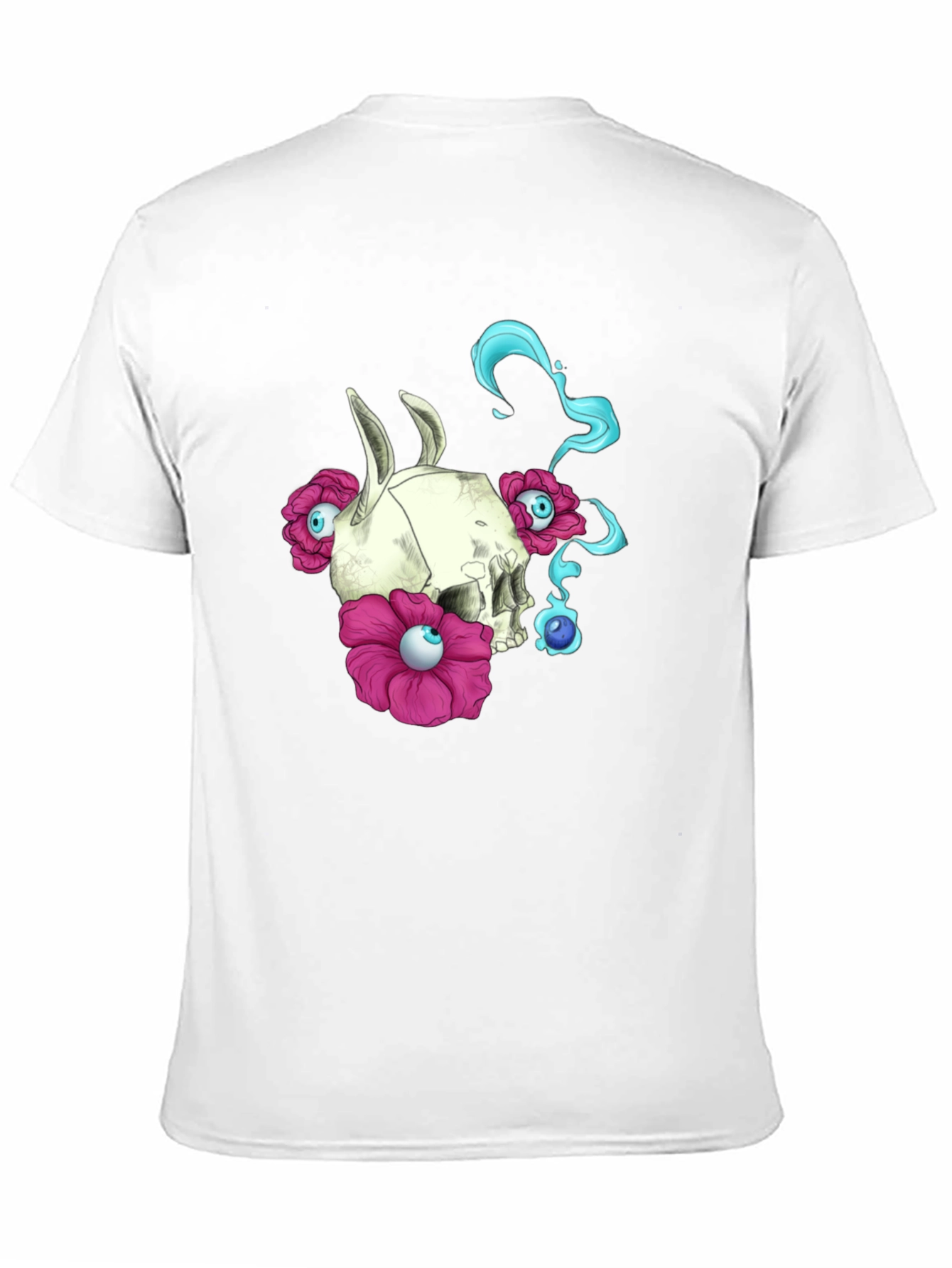 Skull & Flowers Graphic Tee