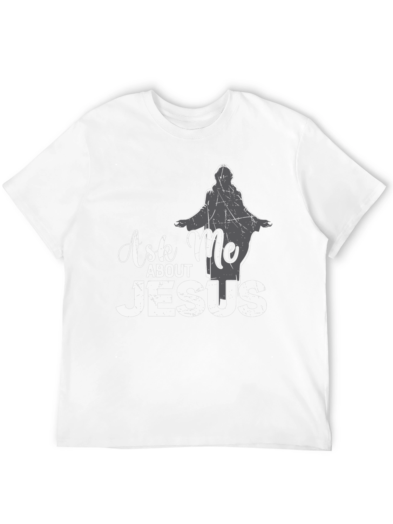 Ask Me About Jesus T-Shirt - Christian Apparel