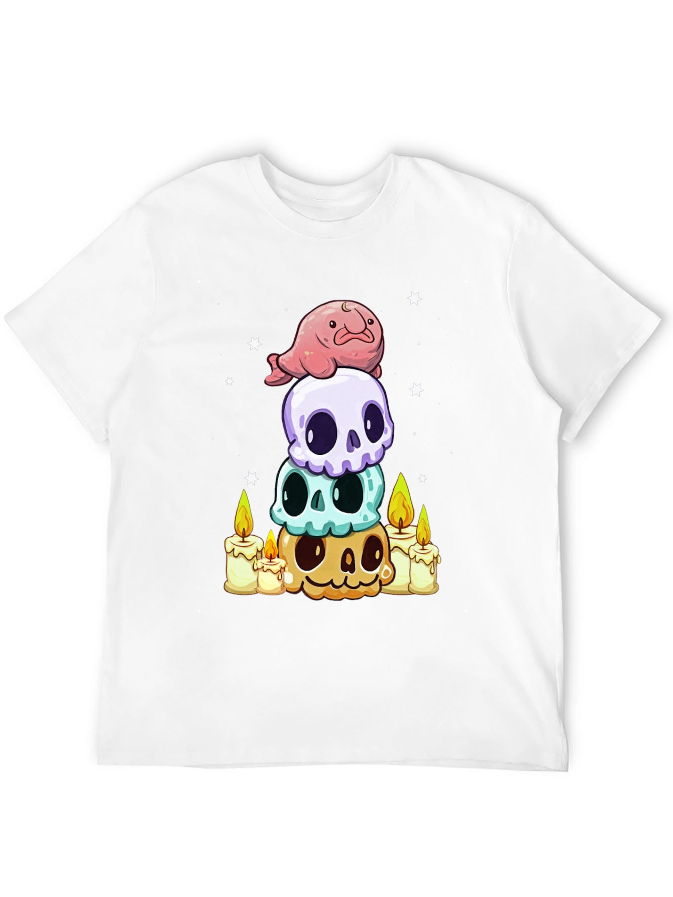 Stacked Skulls & Blobfish T-Shirt