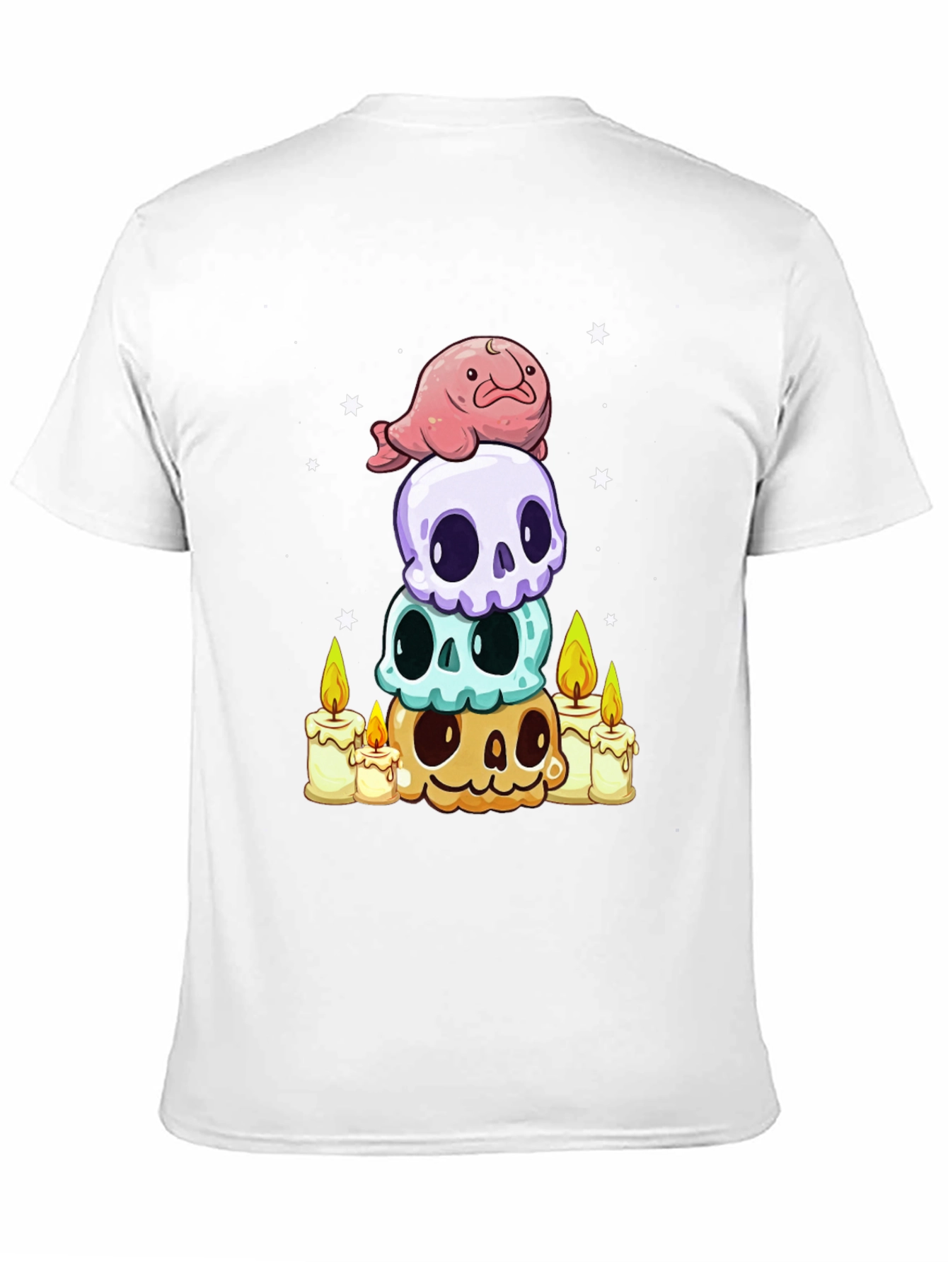 Stacked Skulls & Blobfish T-Shirt