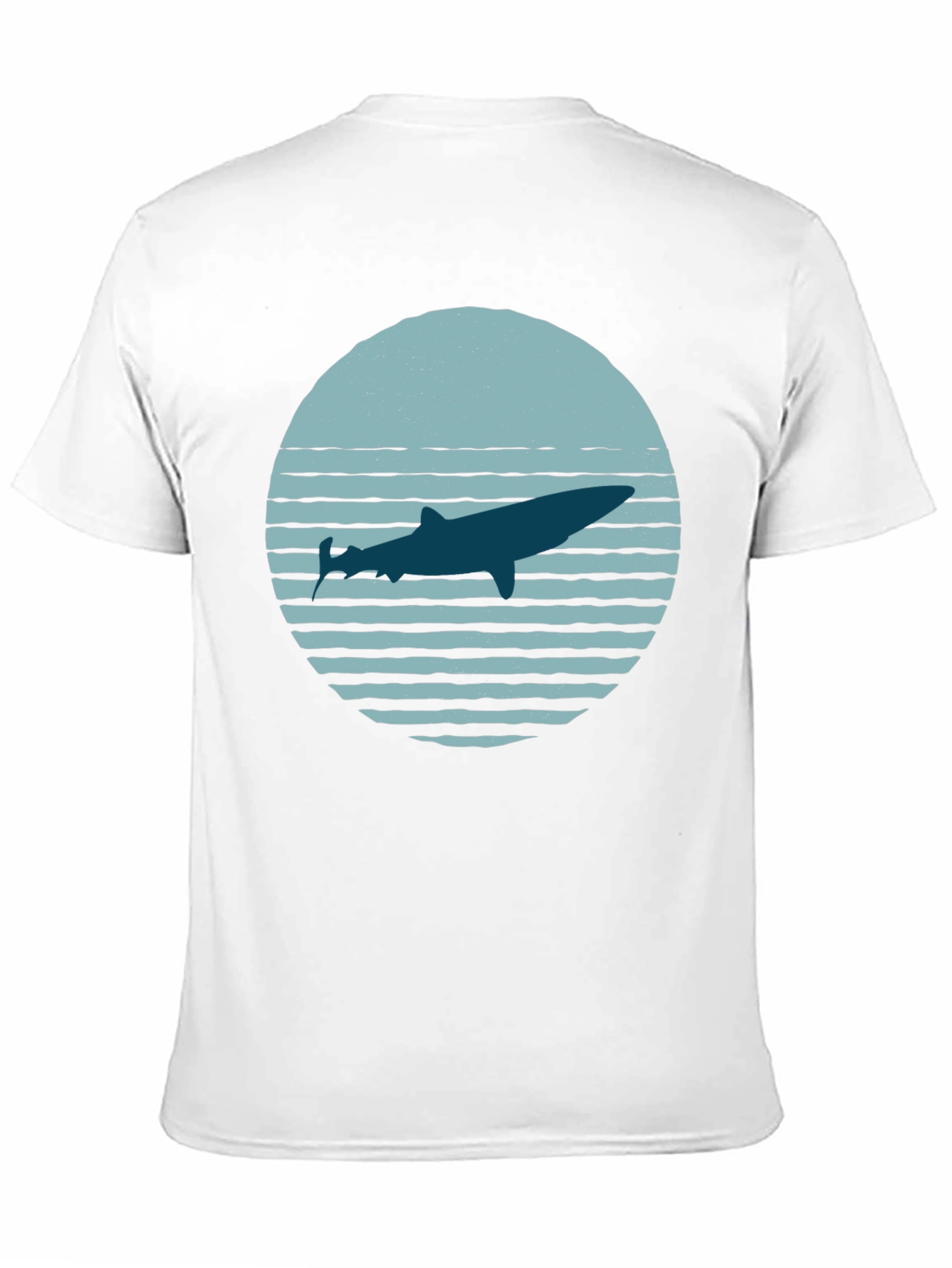 Whale Graphic Tee - Retro Style