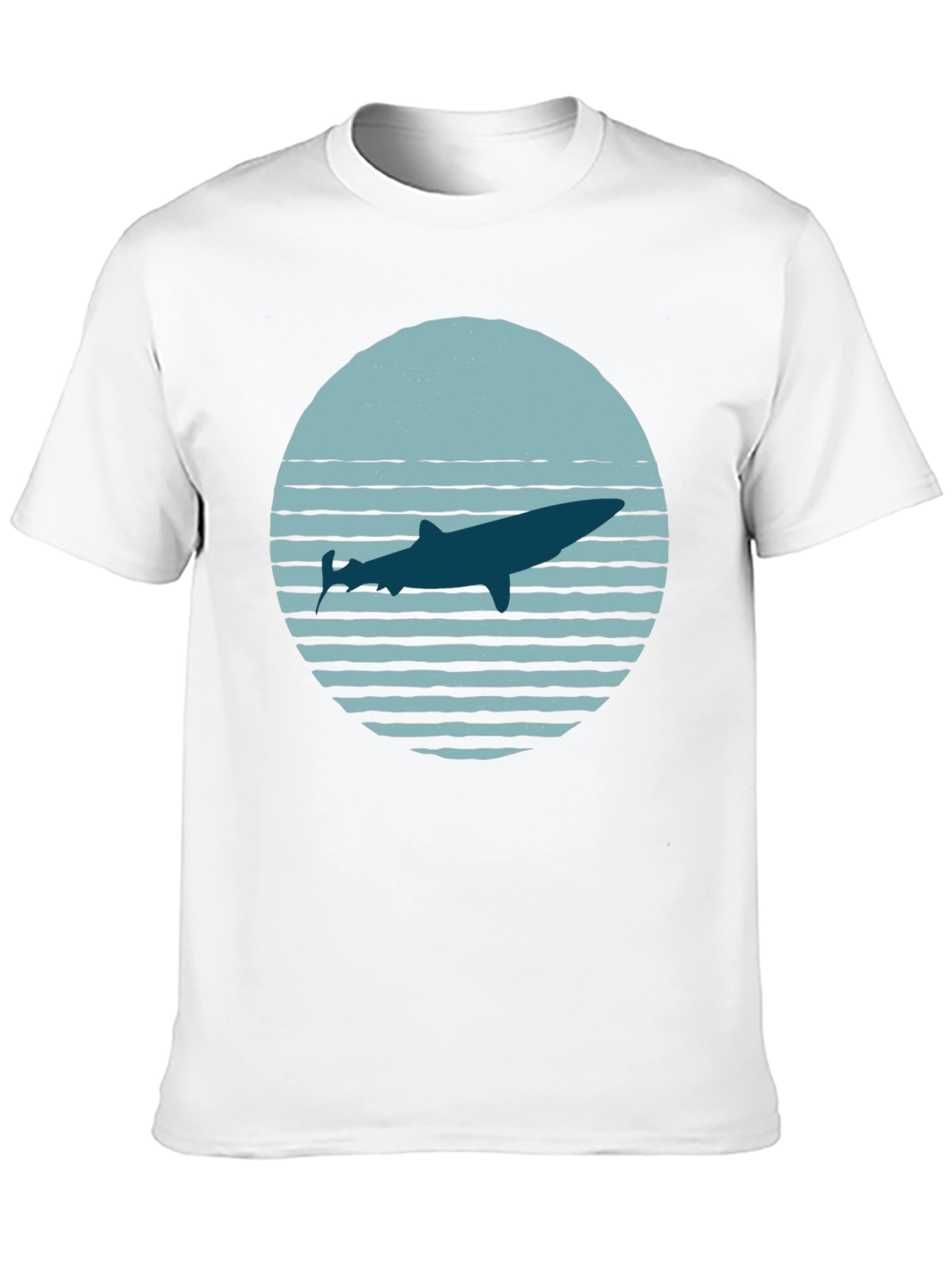 Whale Graphic Tee - Retro Style