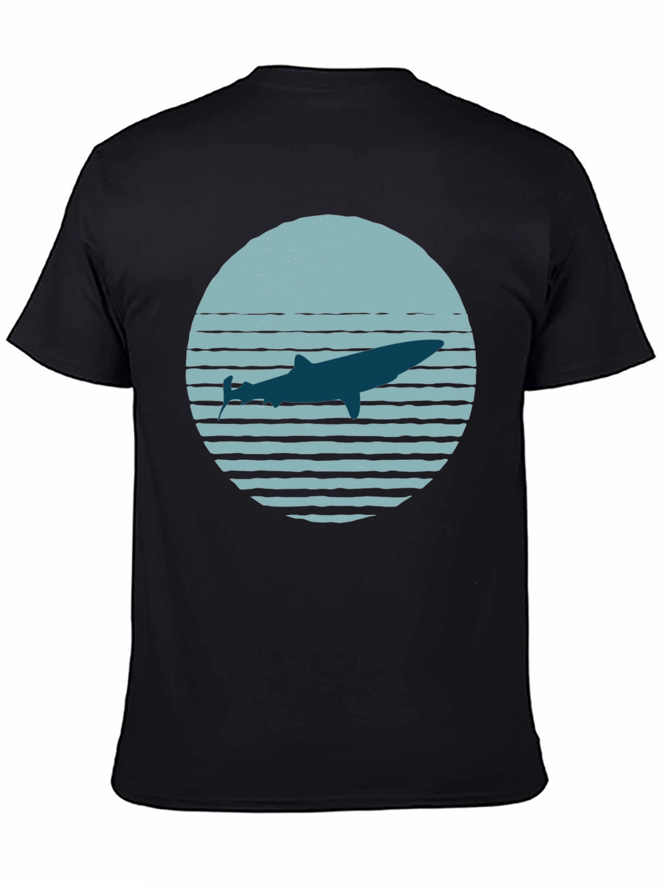 Whale Graphic Tee - Retro Style