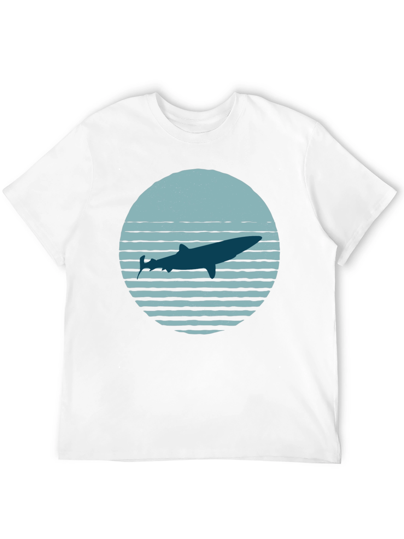 Whale Graphic Tee - Retro Style