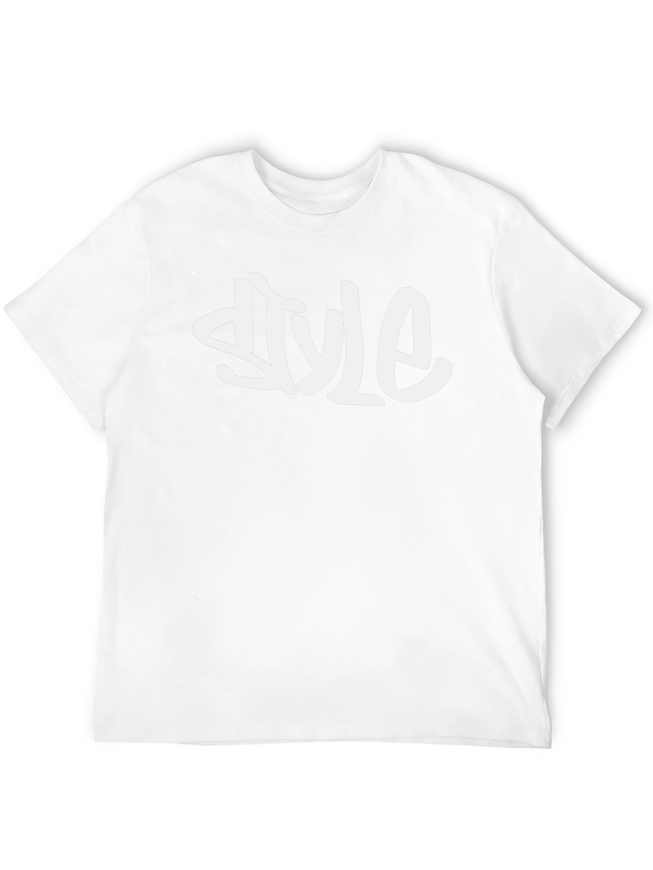 Bold Style Graphic Tee - Black Cotton
