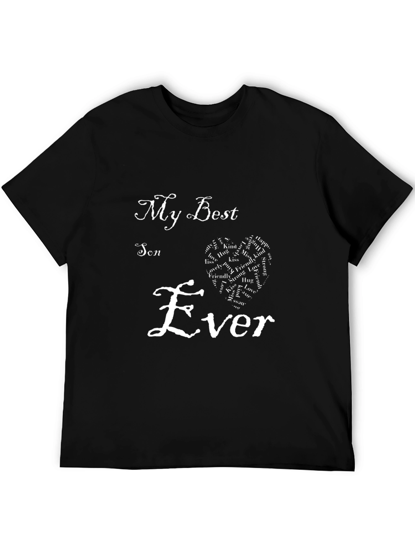 My Best Son Ever Black Graphic Tee