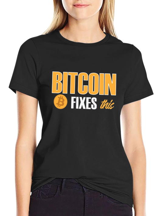 Bitcoin Fixes This Black T-Shirt