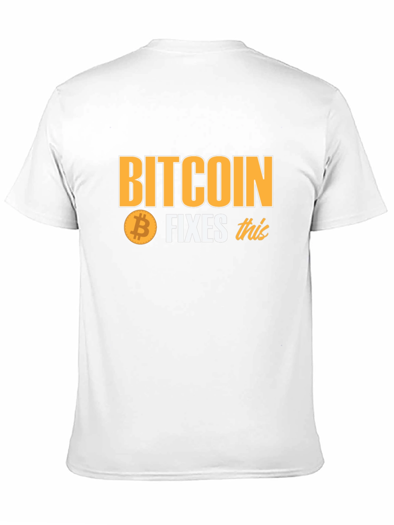Bitcoin Fixes This Black T-Shirt