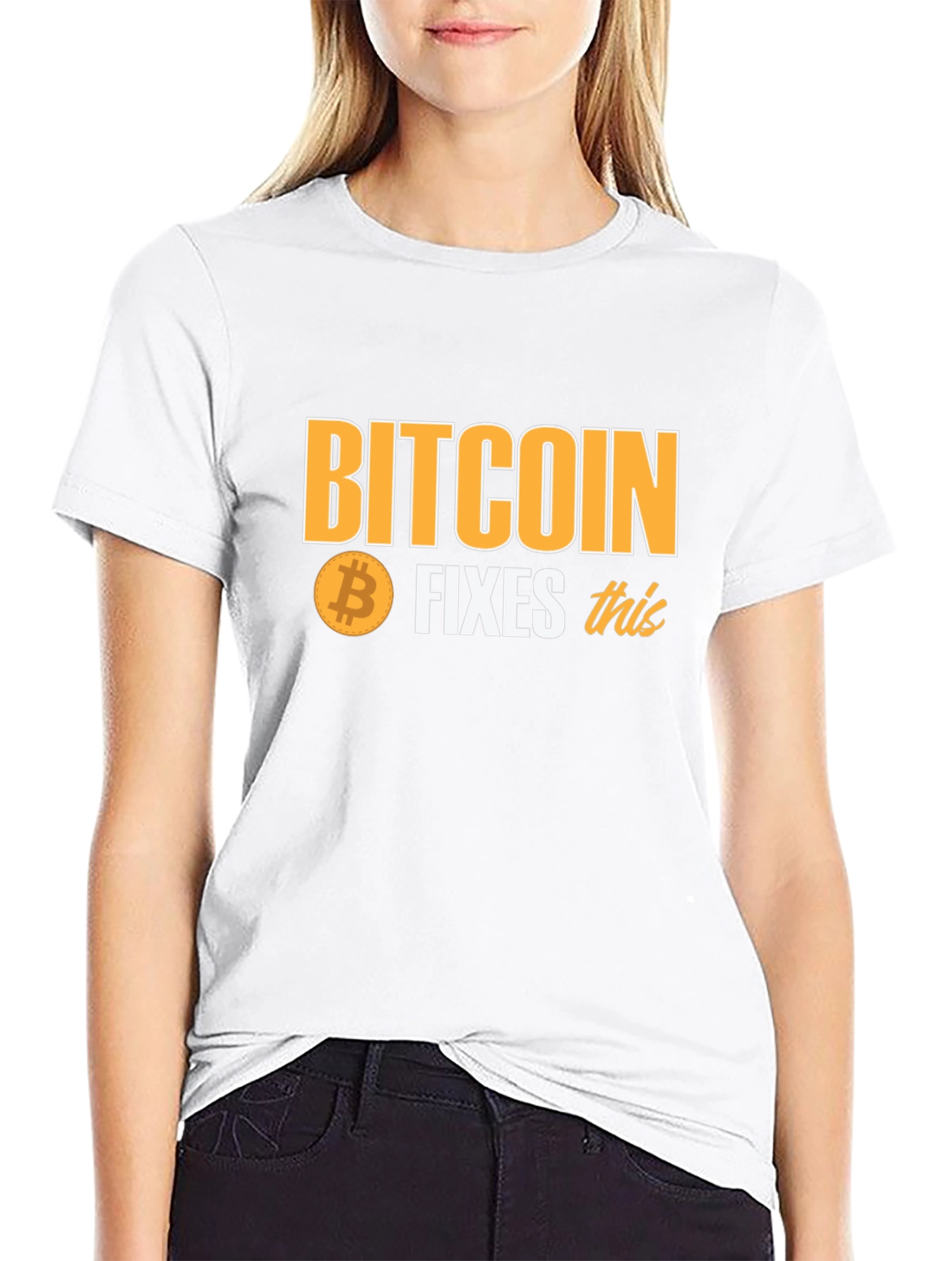 Bitcoin Fixes This Black T-Shirt